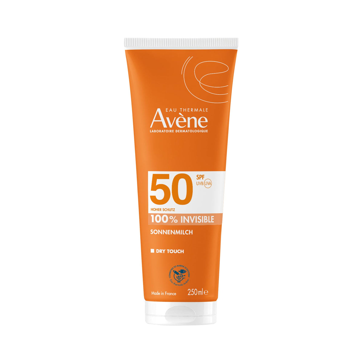 Avene Protector Solar Corporal en Leche FPS50 Piel Seca Toque Seco 250ml