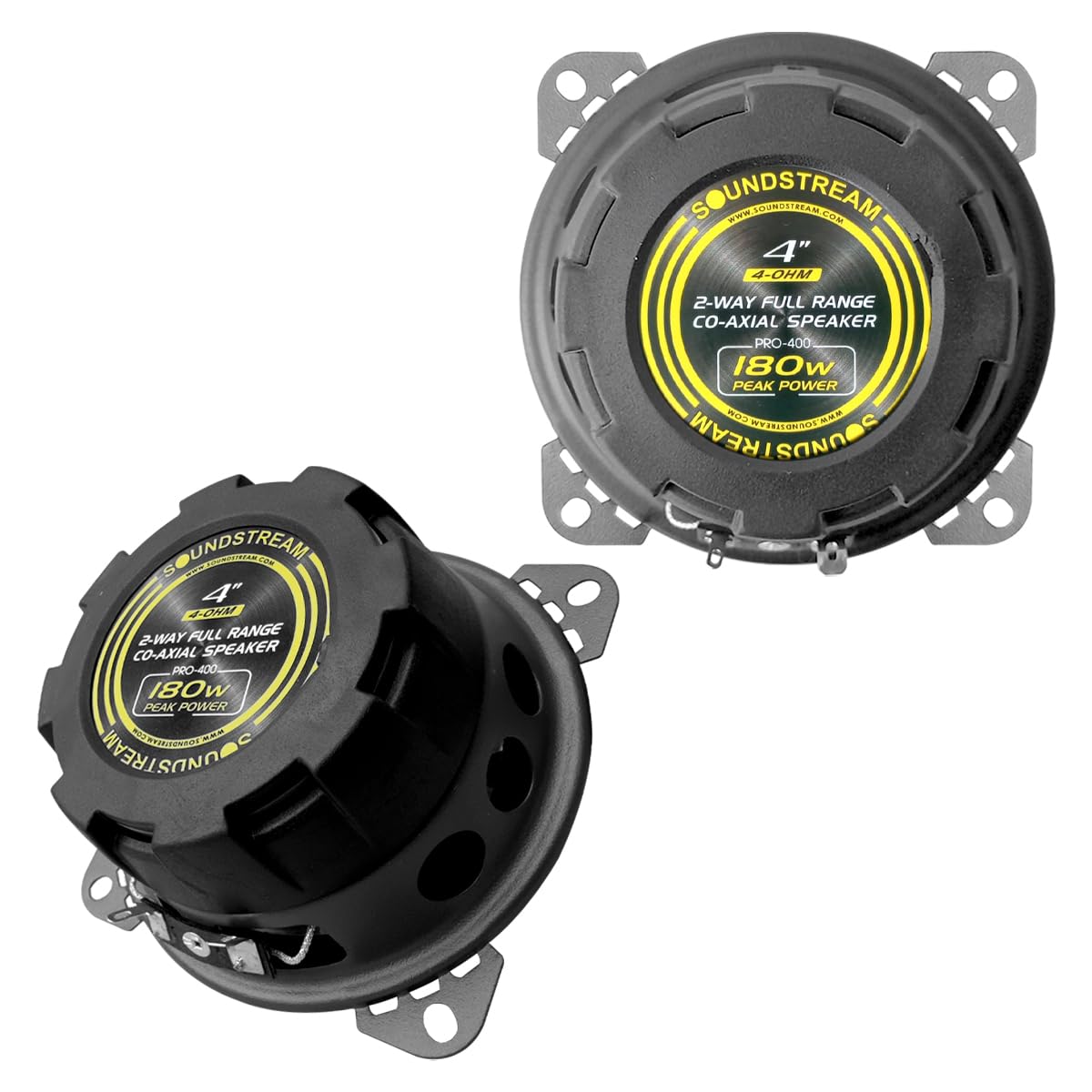 Soundstream Bocinas Auto 4 PuLG Carbono Pro Kevlar 2 Vías