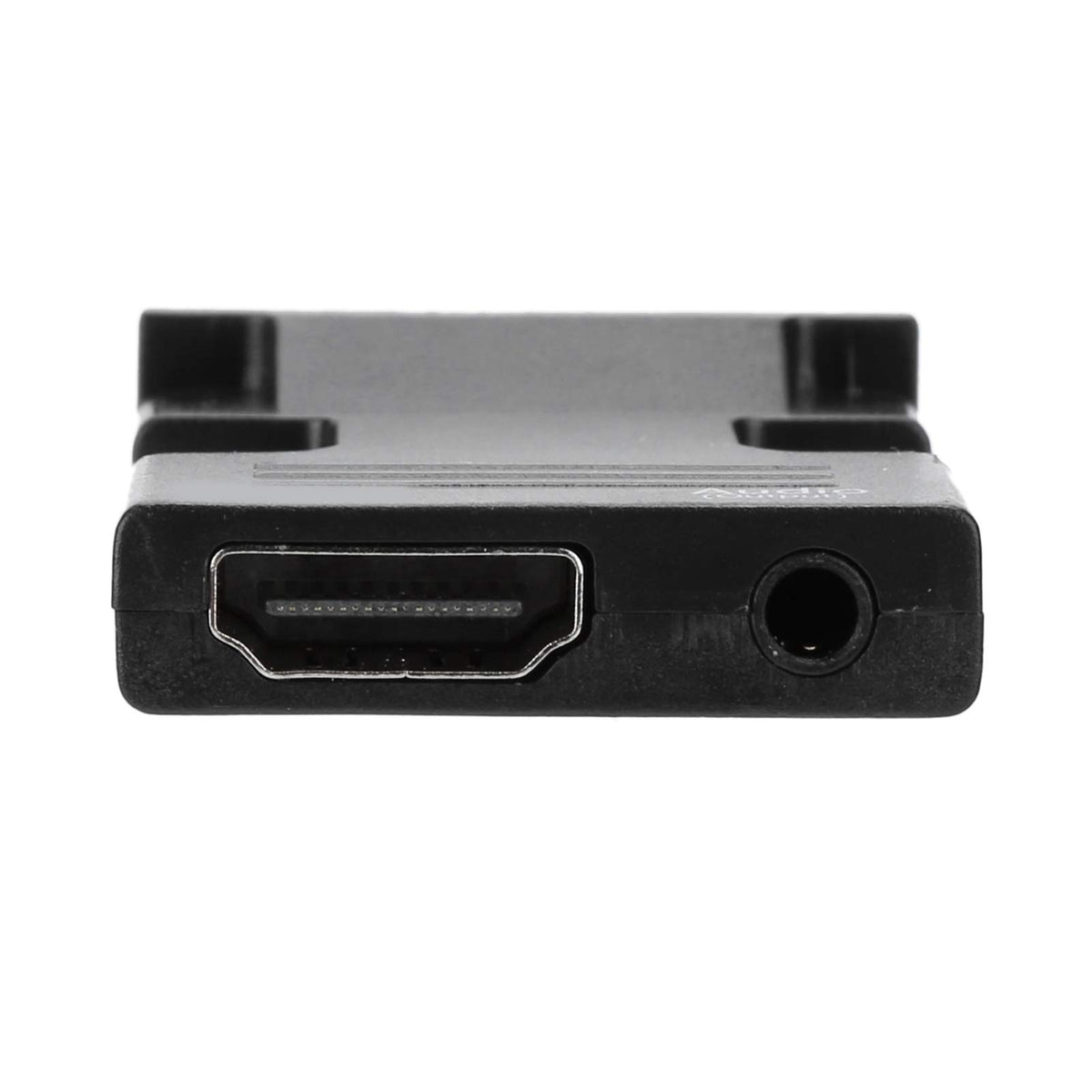 Adaptador HDMI a VGA Cuifati Negro con Convertidor de Audio para Video 1080P Plug and Play