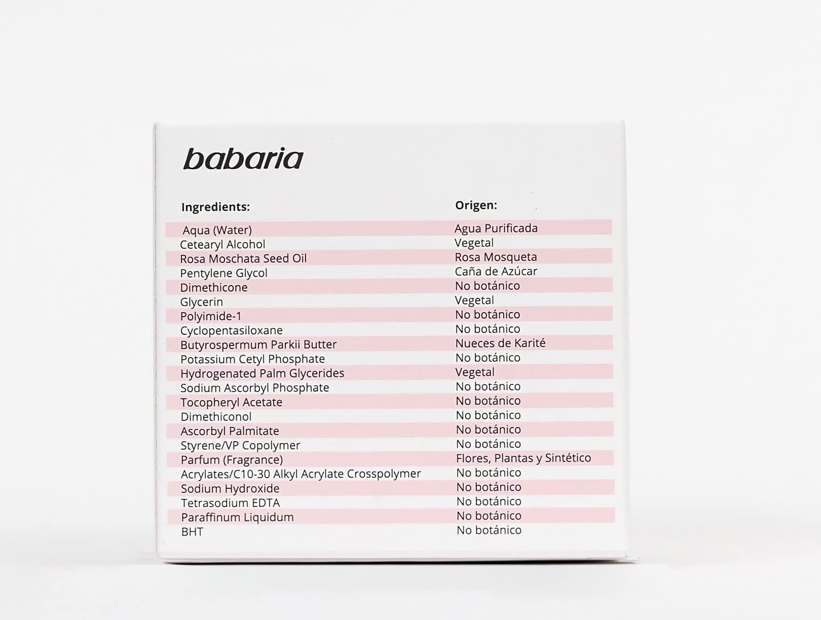 Babaria Face Cream Anti Wrinkle Rose hip Oil 50ml by Babaria