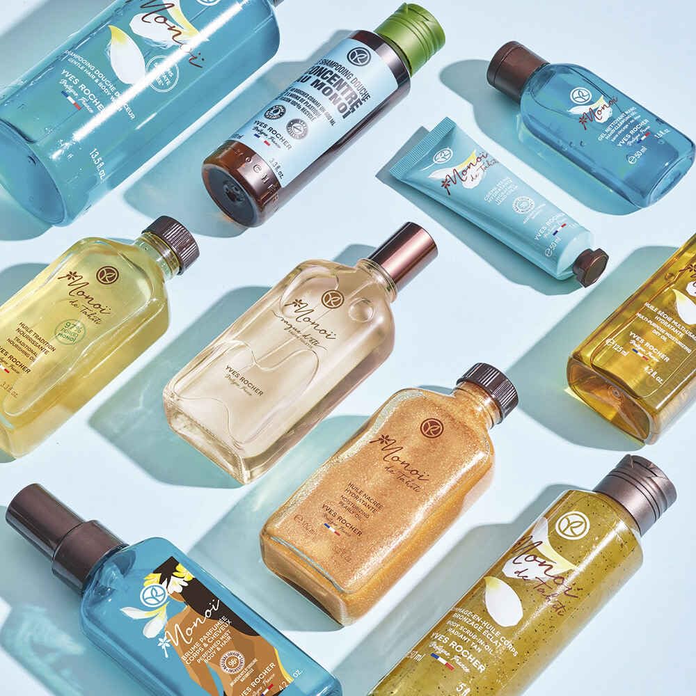 Exfoliante Corporal Yves Rocher Monoi de Tahiti para Ablandar la Piel y Eliminar Células Muertas