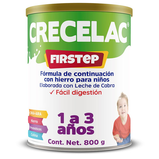 Fórmula Crecelac Firstep 1-3 Años (800gr)
