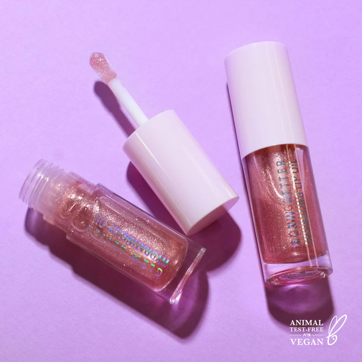 Moira Glow Getter Hydrating Lip Oil Aceite Labial Hidratante Varios Tonos (TICKLED PINK)