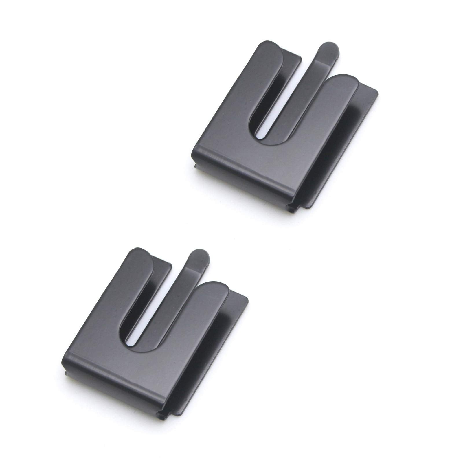 Kymate CB - Soporte para micrófono de radio móvil para Yaesu Icom Vexter Motorola Kenwood MH48 MH36 HMN3596 HM133V HLN9073 GM300/340/950 CM200/300 Gancho de metal para coche, paquete de 2