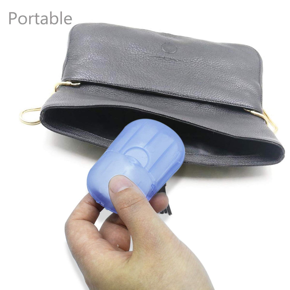 Cajas de Papel Higiénico Desechable LiXiongBao Portátil para Viajes 200 Hojas de Jabón
