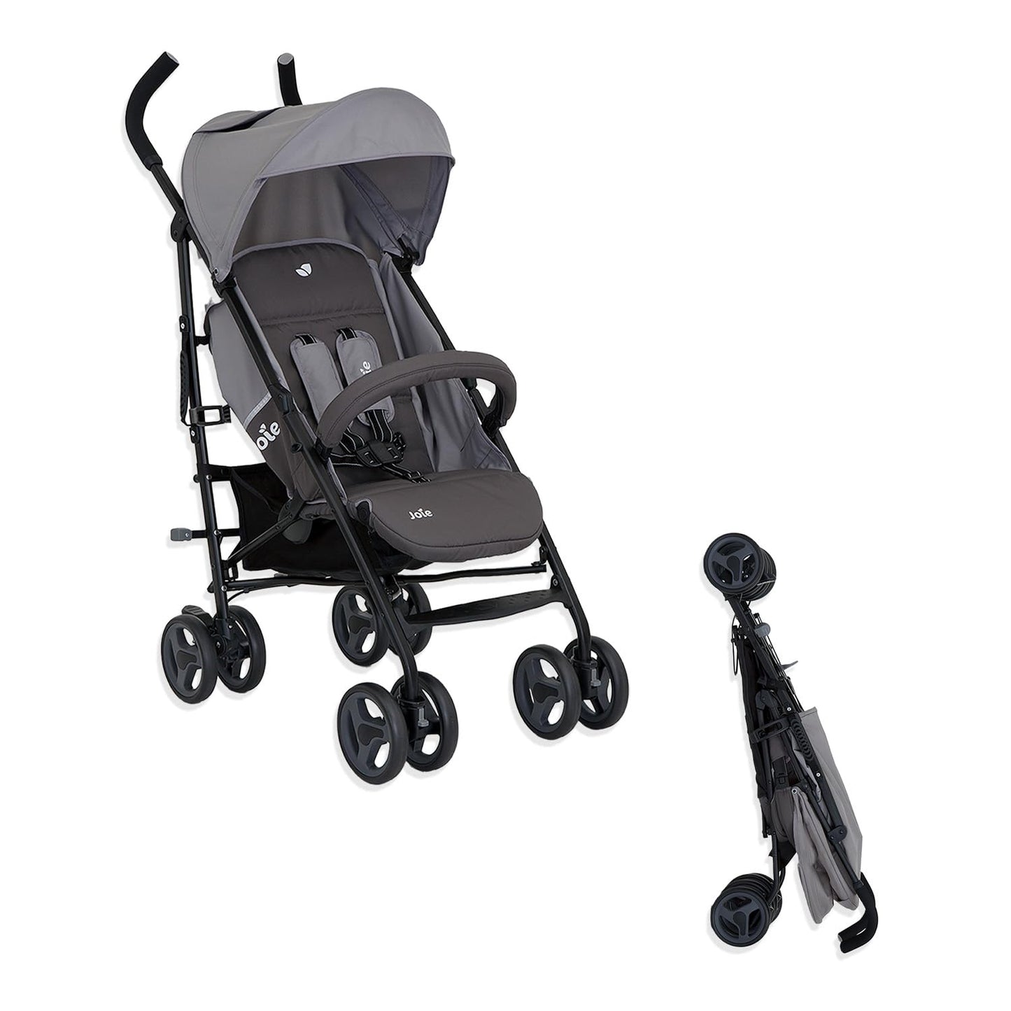Joie Carriola para Bebe Paragua Nitro XL | Carriola de viaje con Cesta de Compras | Carriola Ligera con Cinturón de 5 puntos | Recién Nacidos a 4 Años o Hasta 15 kilos | Carriola de Baston Plegable