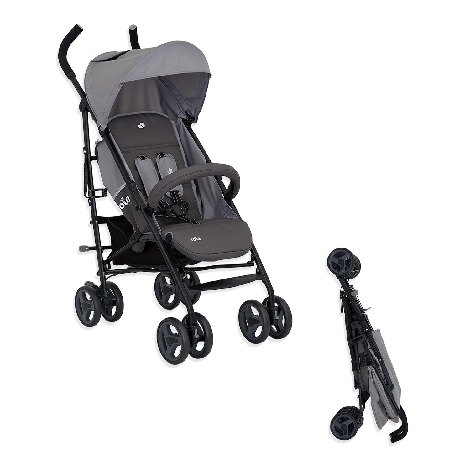 Joie Carriola para Bebe Paragua Nitro XL | Carriola de viaje con Cesta de Compras | Carriola Ligera con Cinturón de 5 puntos | Recién Nacidos a 4 Años o Hasta 15 kilos | Carriola de Baston Plegable