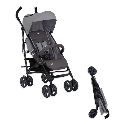 Joie Carriola para Bebe Paragua Nitro XL | Carriola de viaje con Cesta de Compras | Carriola Ligera con Cinturón de 5 puntos | Recién Nacidos a 4 Años o Hasta 15 kilos | Carriola de Baston Plegable