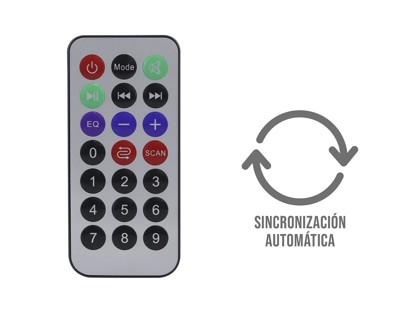 Control Remoto Compatible con Bocina Atvio Velikka Kaiser Directo