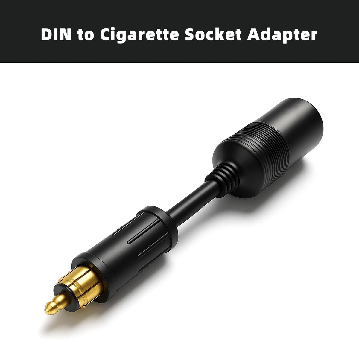 Adaptador Hella Cliff Top Negro Extensión de Cable de 4,5 cm