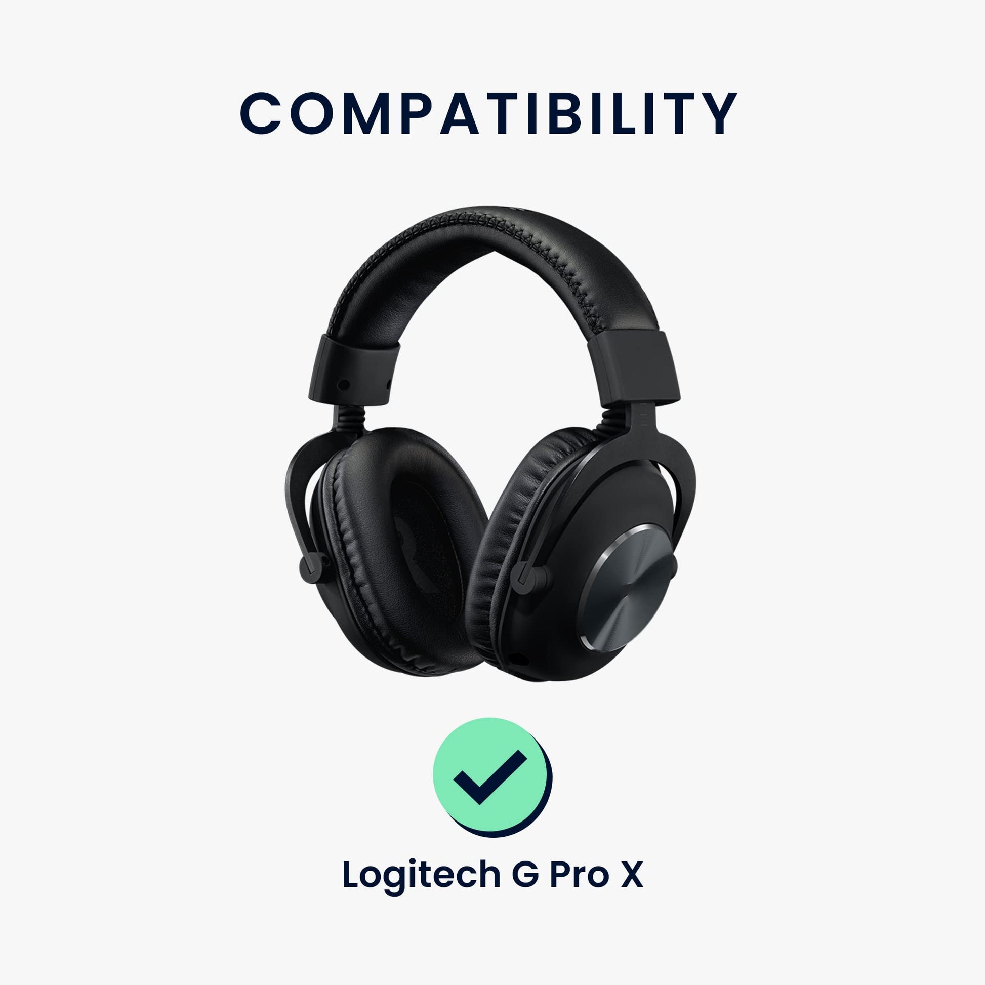 kwmobile Micrófono Compatible con Logitech G Pro X - Microfono Repuesto para Auriculares Gaming - negro