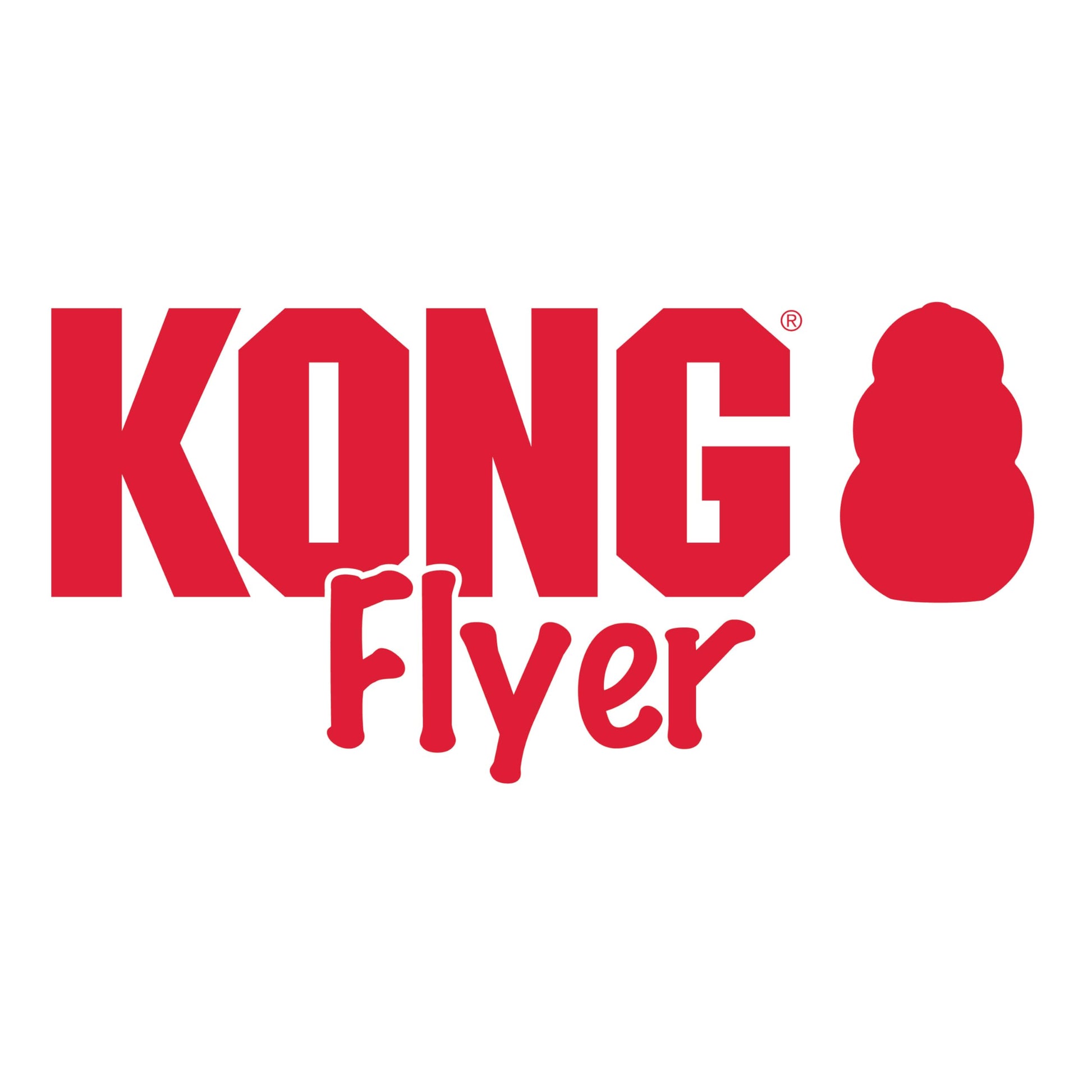 KONG Classic Flyer, color Rojo, Grande