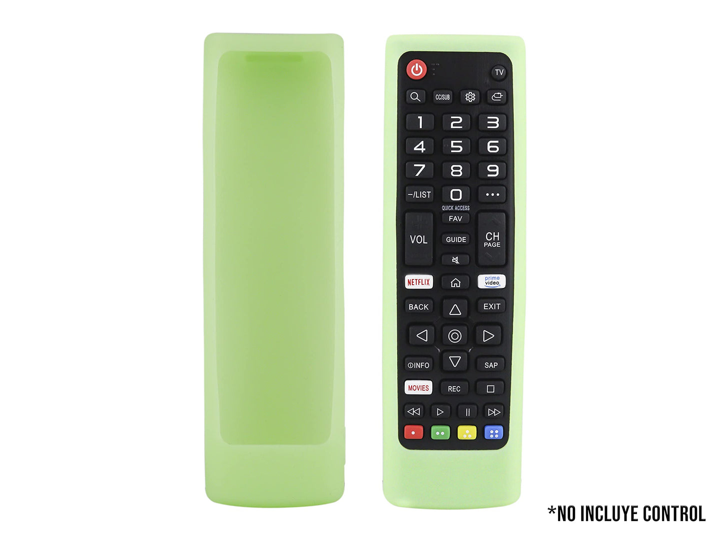 Funda para Control LG AKB75095307 AKB75375604 AKB74915305 Universal a Prueba de Golpes Protectora Silicon Case Protector (Green)