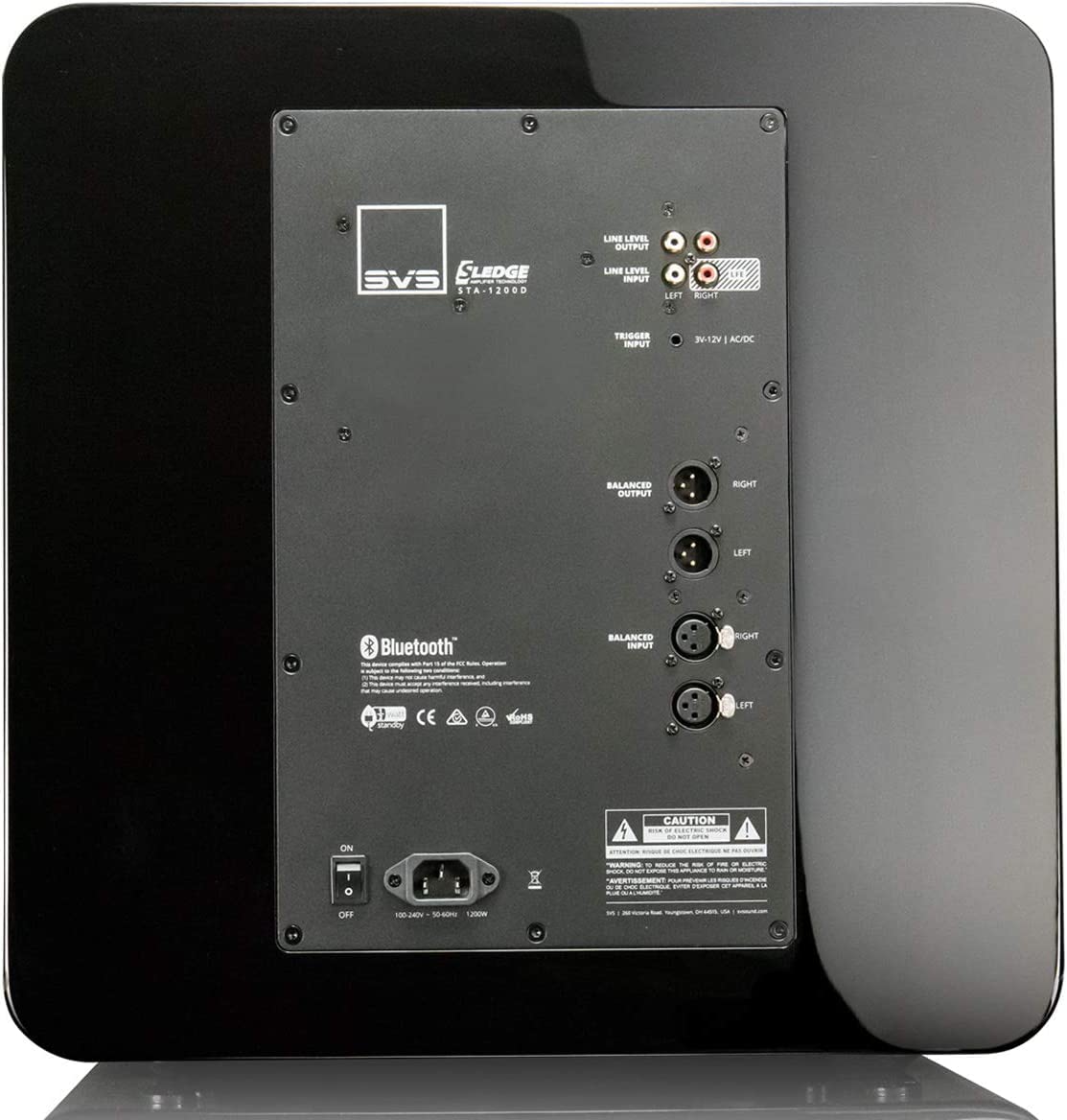 SVS SB-4000 Subwoofer de Caja sellada de 13.5 Pulgadas (Piano Negro Brillante)