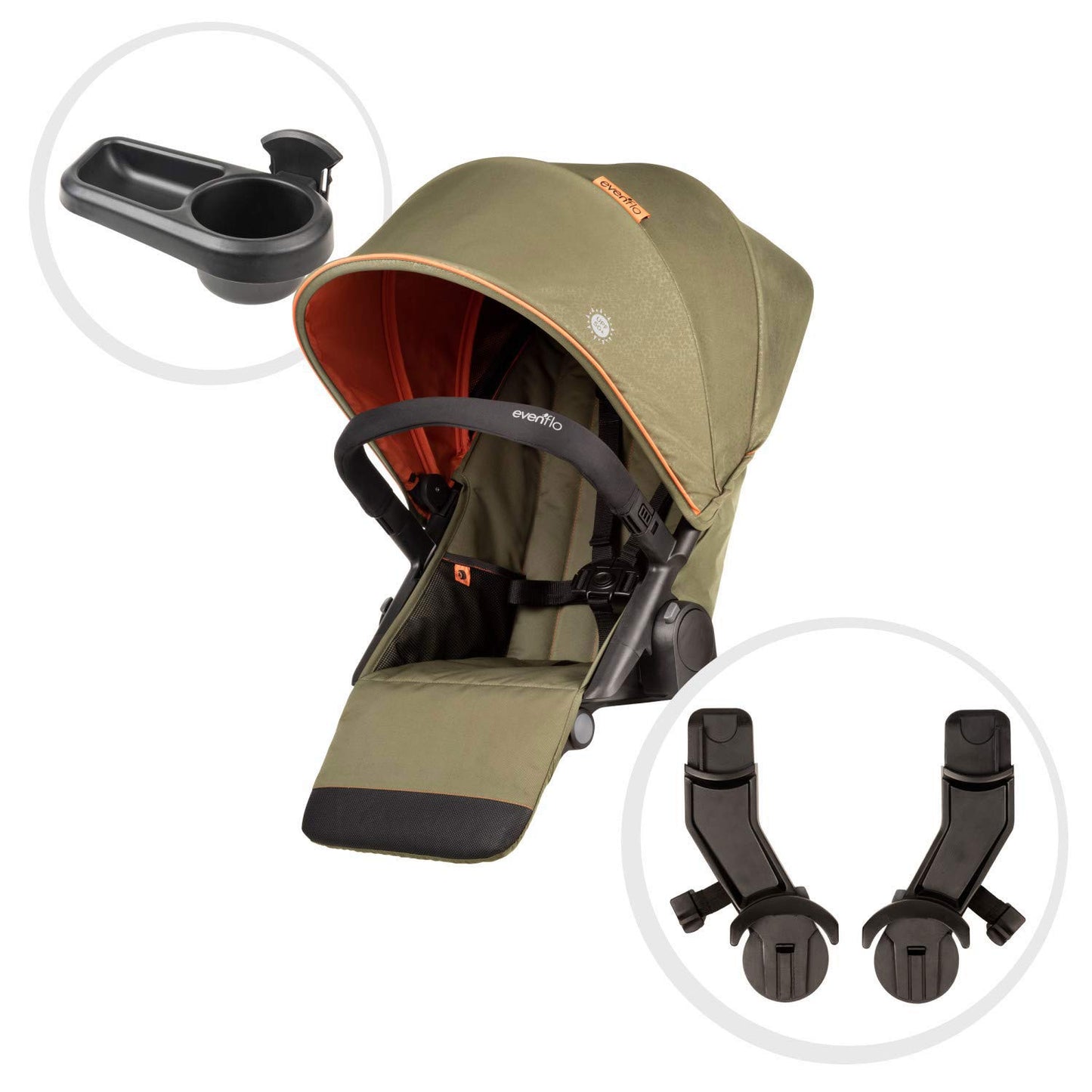 Silla de Paseo Pivot Xplore Wagon Ranger Green con Segundo Asiento