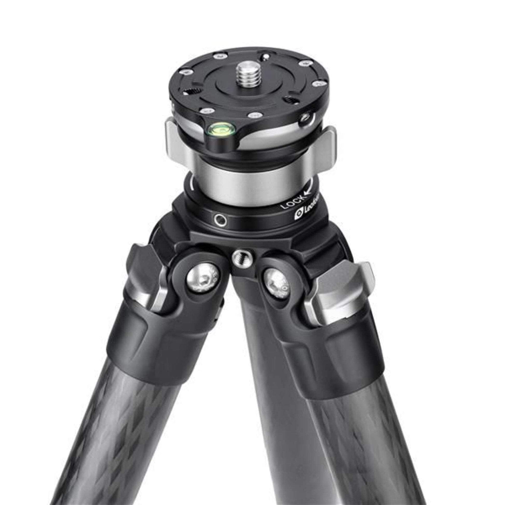 Leofoto LB-65 - Base de nivelación para trípode con cierre de mariposa, 65 mm, carga máxima +/-15° de inclinación
