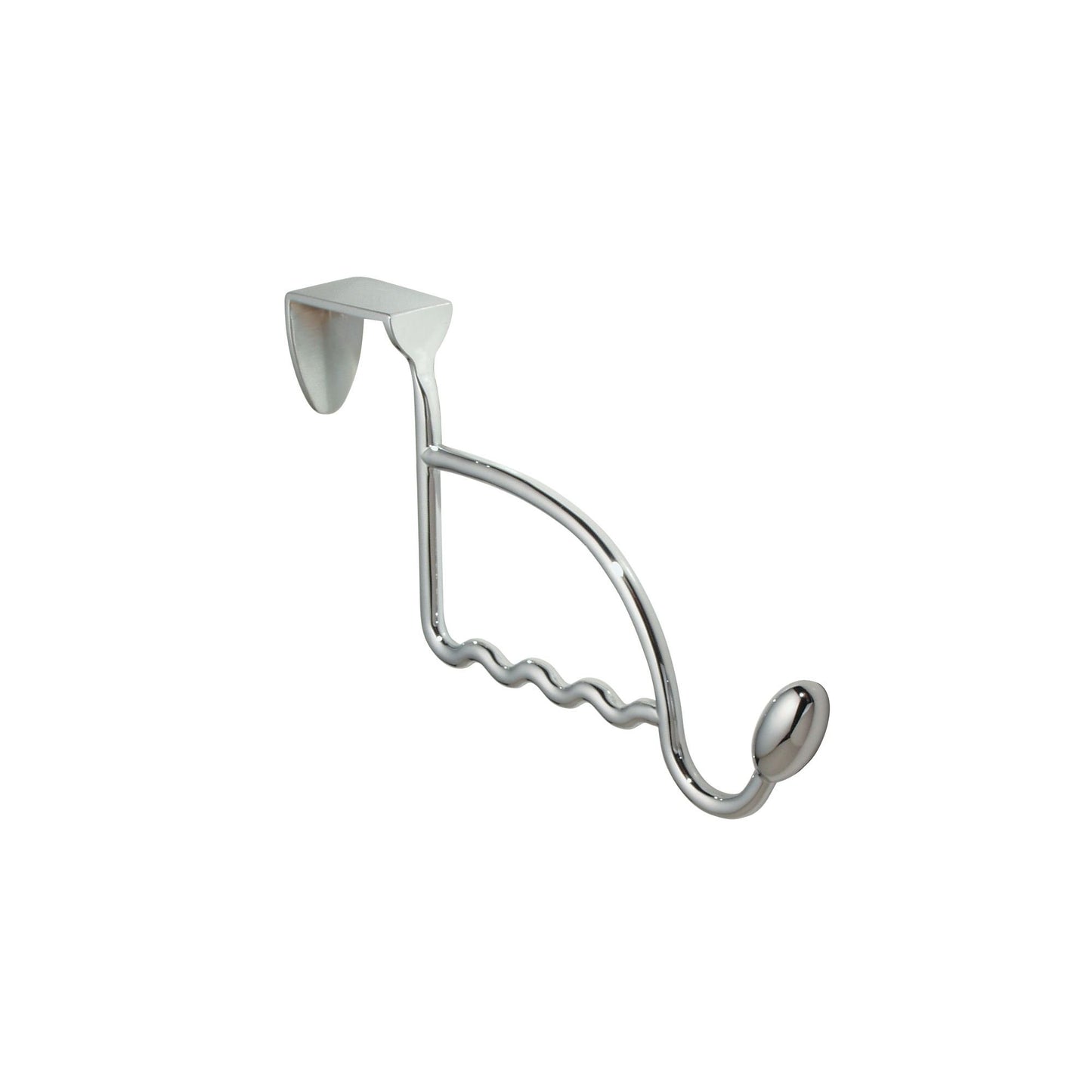 InterDesign 76400 Orbinni - Gancho para Puerta (Cromo), Valet, Cromado, 4 Slots for Clothing Hangers, 1