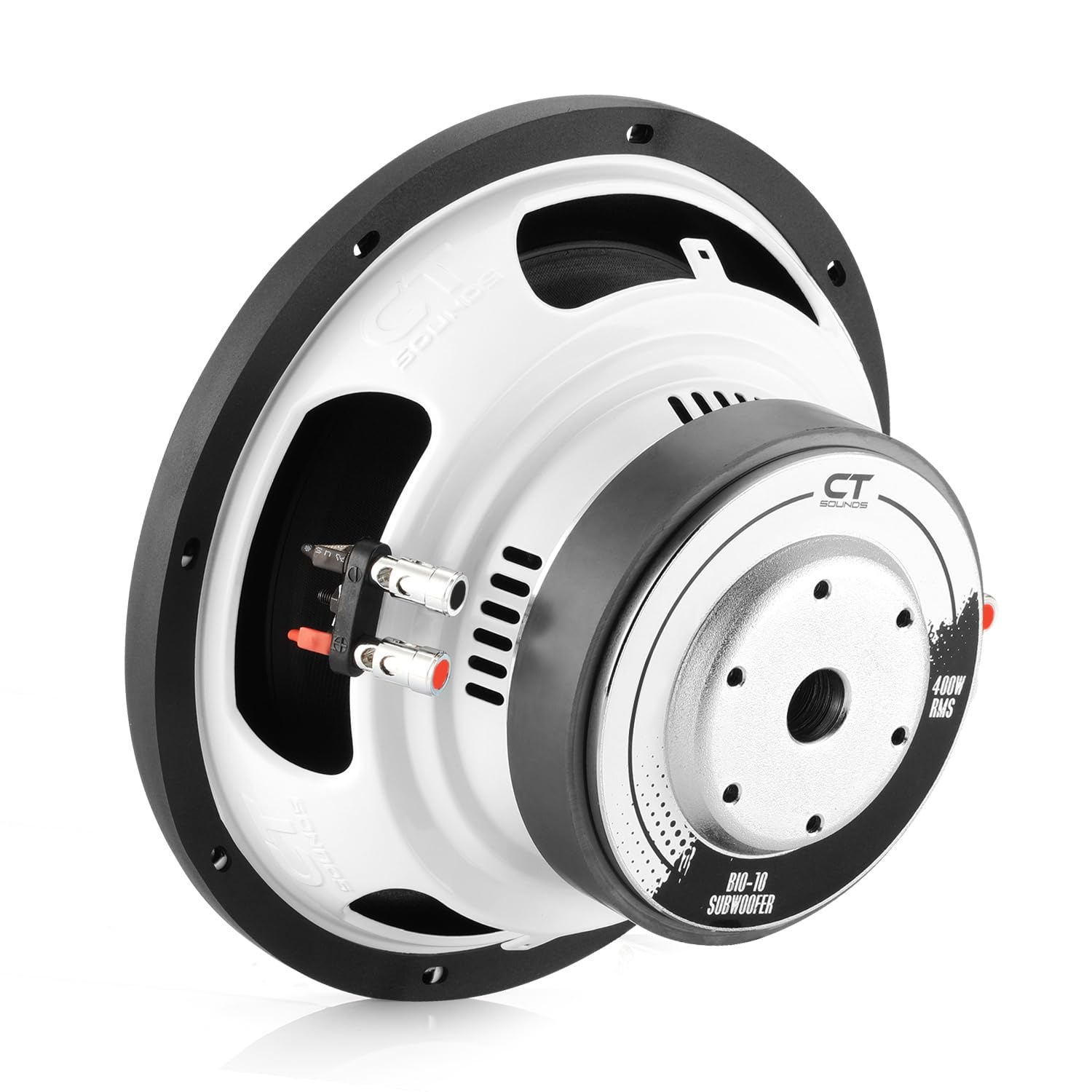 CT Sounds Bio - Subwoofer dual de 4 ohmios de 10 pulgadas, 800 vatios