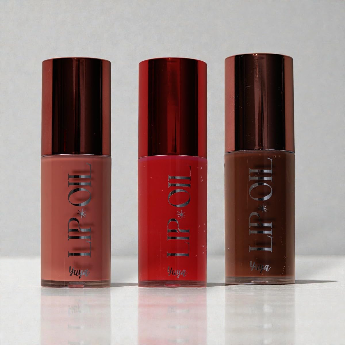 Republic Cosmetics - Set Lip Oil Mágico + Lip oil arena, flama y Ceniza
