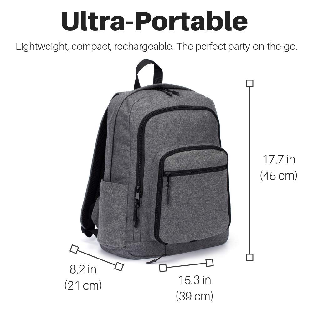 Mochila con Altavoces Rager 2017 Bluetooth Gris