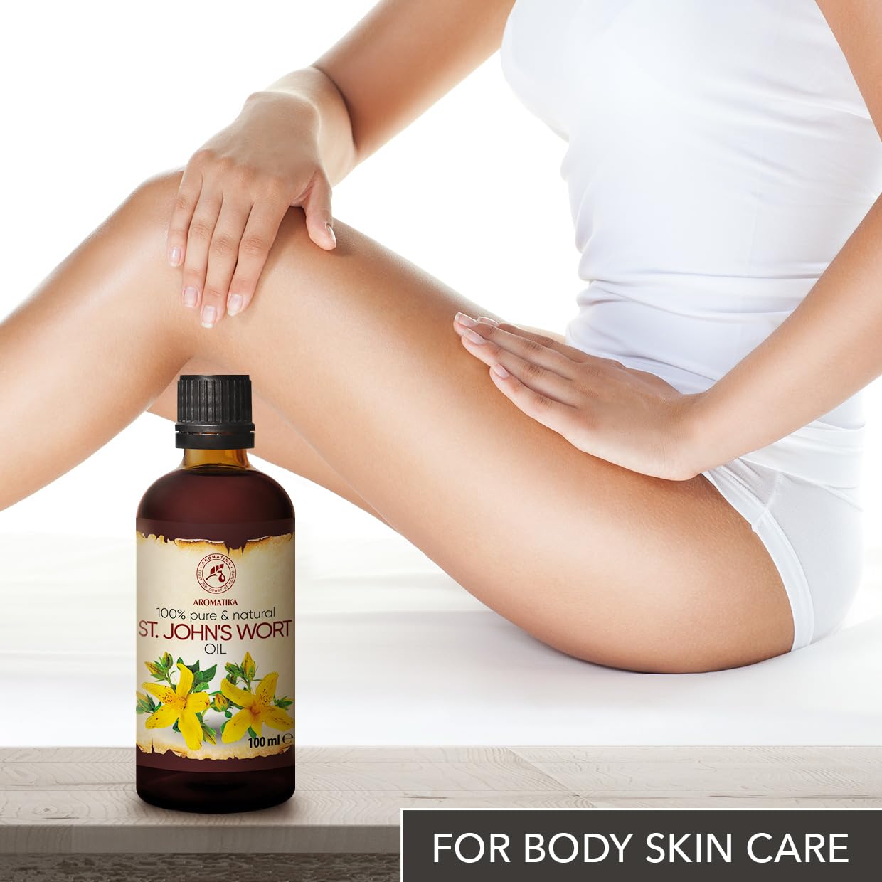 Aceite Orgánico Hierba San Juan para Cuidado Intensivo Piel - Aromaterapia Natural - Envío Rápido y Calidad Premium.