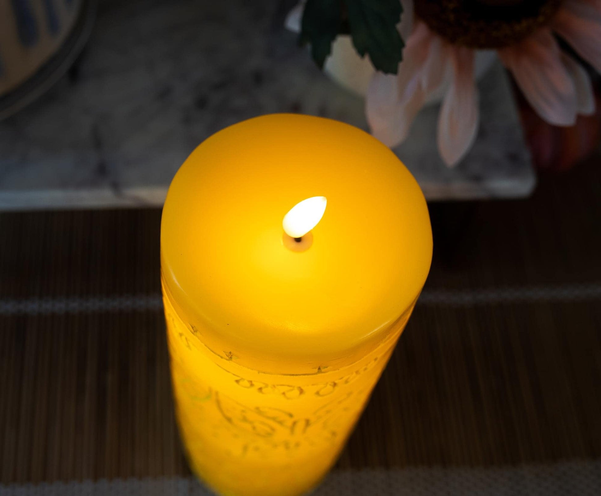 Ukonic Disney Encanto Alma's Miracle LED Réplica de vela sin llama | Pilar de cera con temporizador automático | Colección oficial