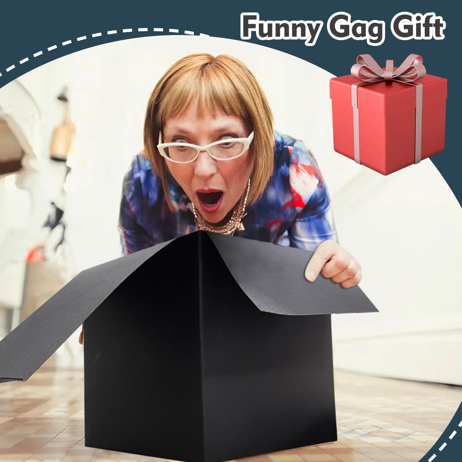 Caja Sorpresa Apilable Jsuslife Multicolor 13 Unidades para Regalos Divertidos