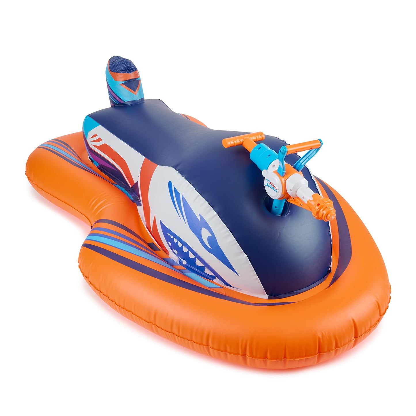 Flotador Inflable Nerf Super Soaker Stormforce con Mega Water Blaster para Piscina