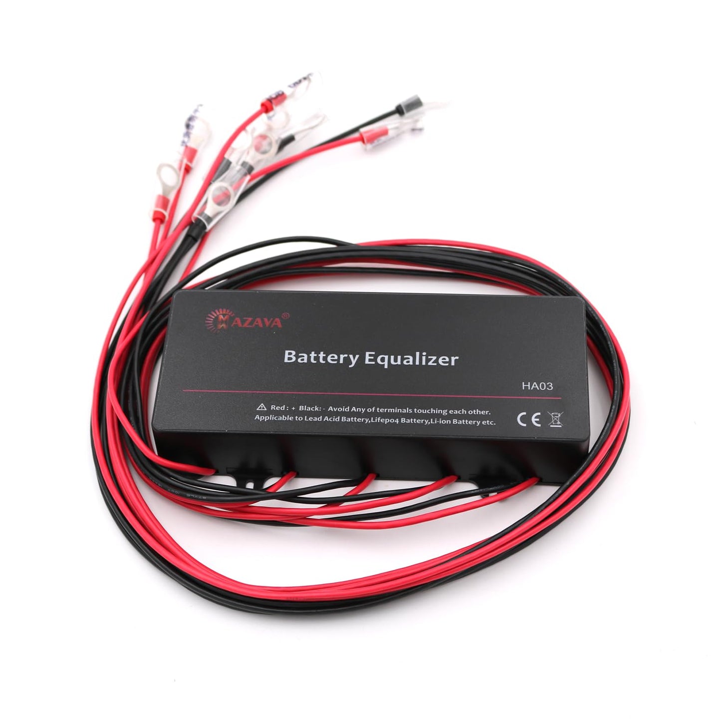 Mazava HA03 - Equalizador de batería para 5 baterías conectadas en paralelo en serie para sistema de batería de 60 V, 12 V x 5, extender la vida útil de la batería
