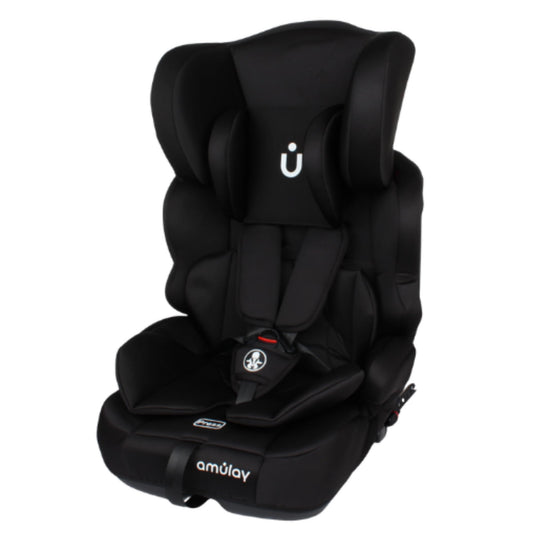 Autoasiento Booster Amulay Negro ISOFIX Convertible Grupo 1-2-3