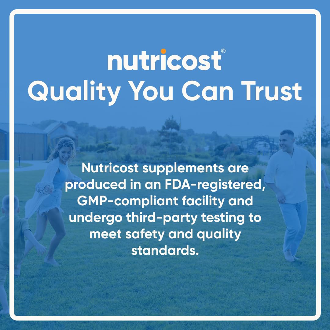Cápsulas Nutricost EAA 1200 mg Aminoácidos Esenciales Veganas Sin Gluten
