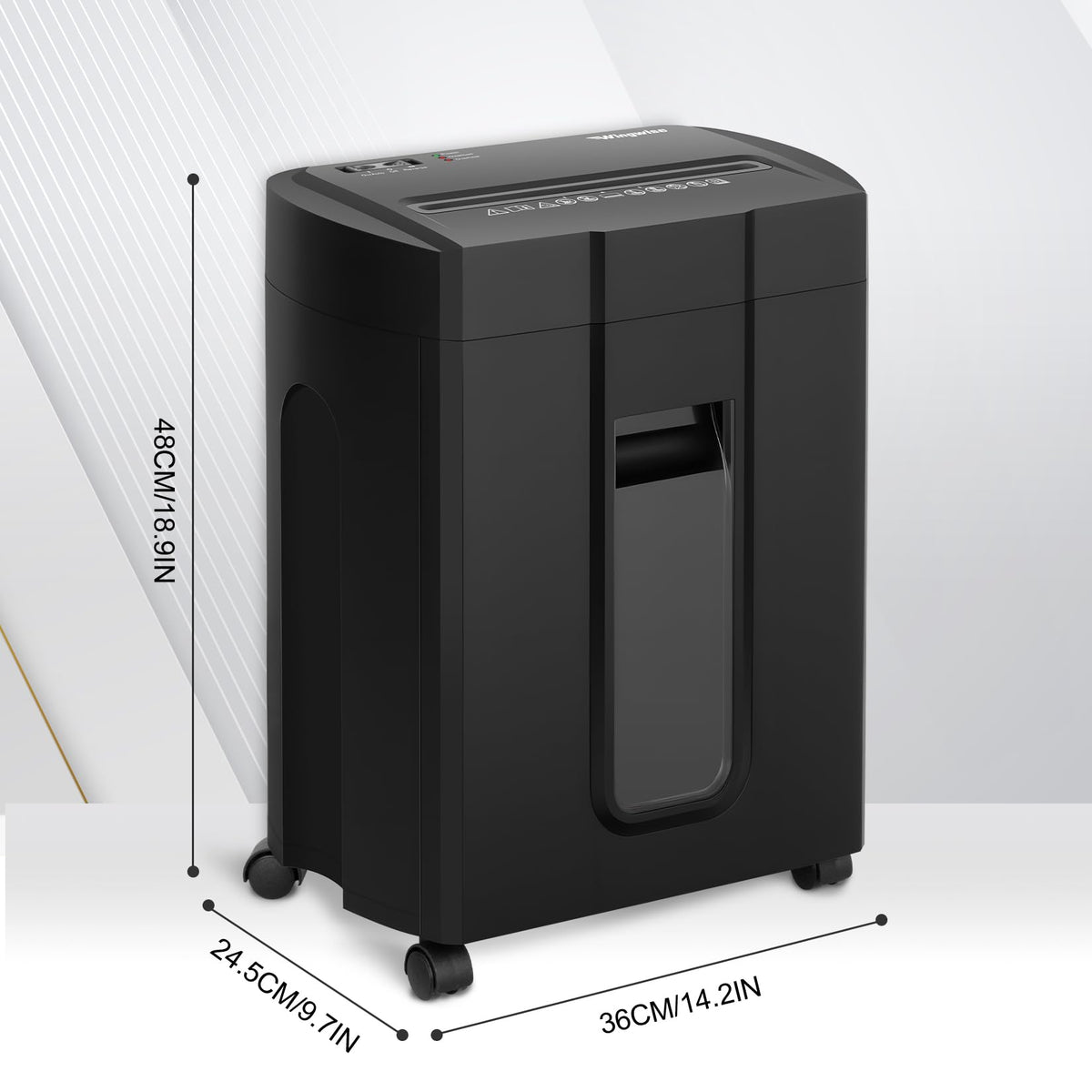 Trituradora De Papel Wingwise A-WW-S3615 Negro De Bajo Ruido P4