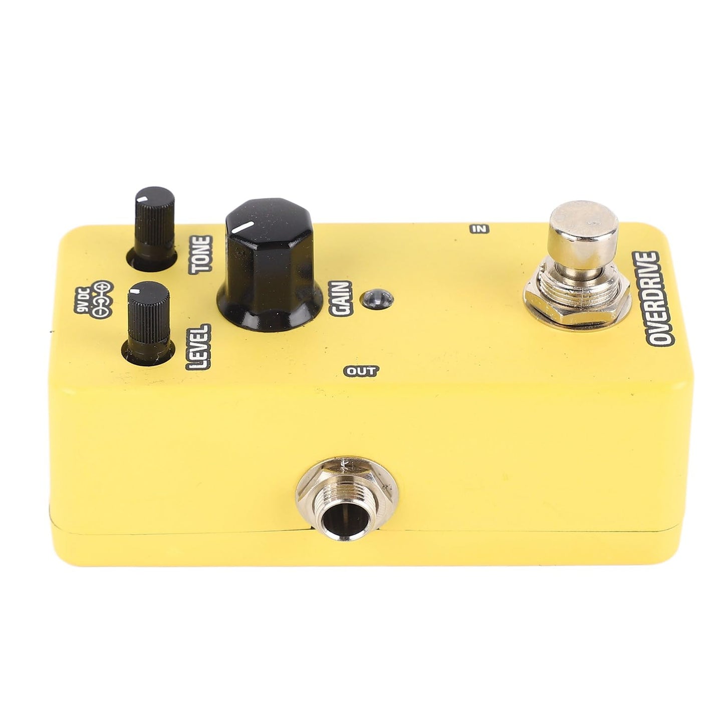 Pedal de Efectos para Guitarra Eléctrica Amarillo Sobremarcha Mini Versátil