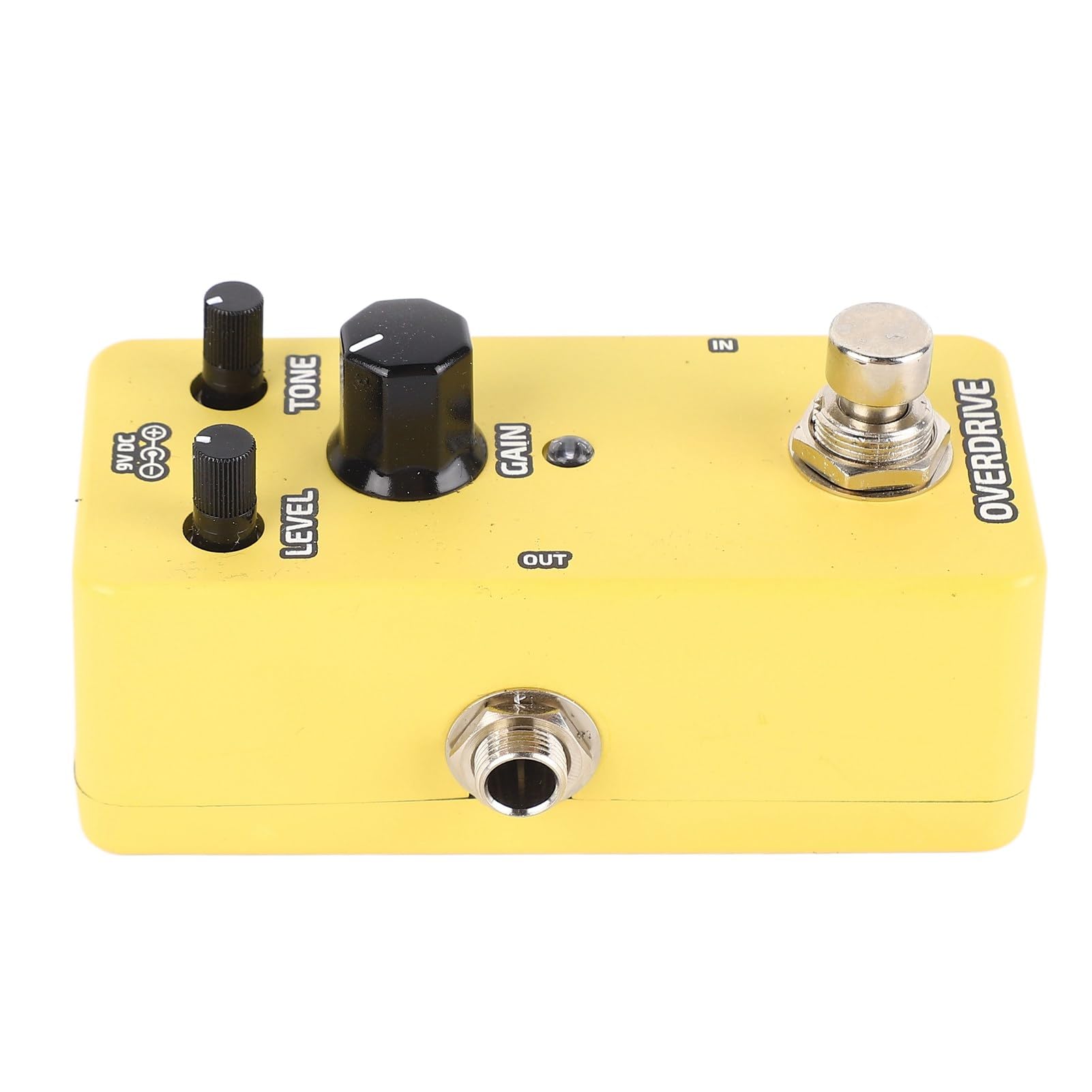 Pedal de Efectos para Guitarra Eléctrica Amarillo Sobremarcha Mini Versátil