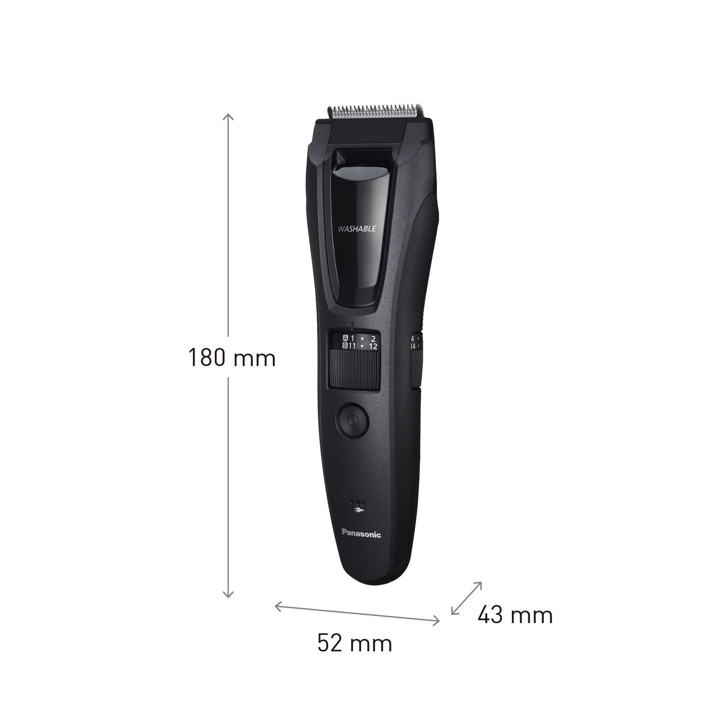 Trimmer Panasonic Gris Mate 39 Configuraciones para Barba, Cabello y Corporal para Hombres