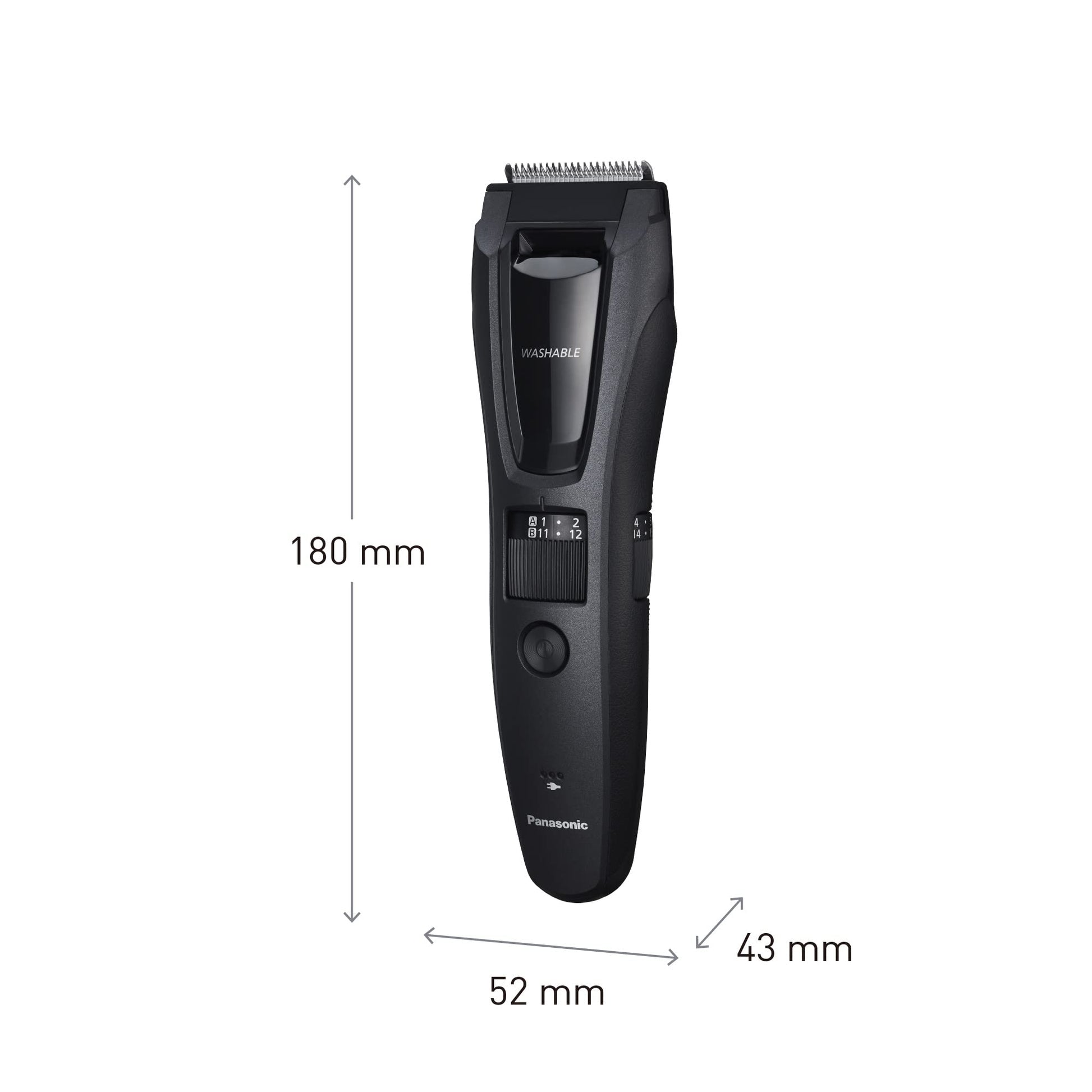 Trimmer Panasonic Gris Mate 39 Configuraciones para Barba, Cabello y Corporal para Hombres