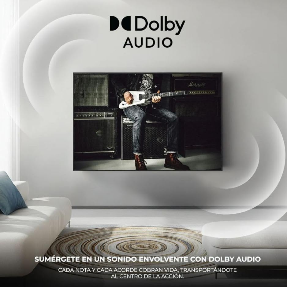 ONN Smart TV de 55" Pulgadas | Clase 4K 2160P LED | HDMI USB | Frecuencia de actualización 60Hz | Funciona con Alexa y Google Home - 100012586
