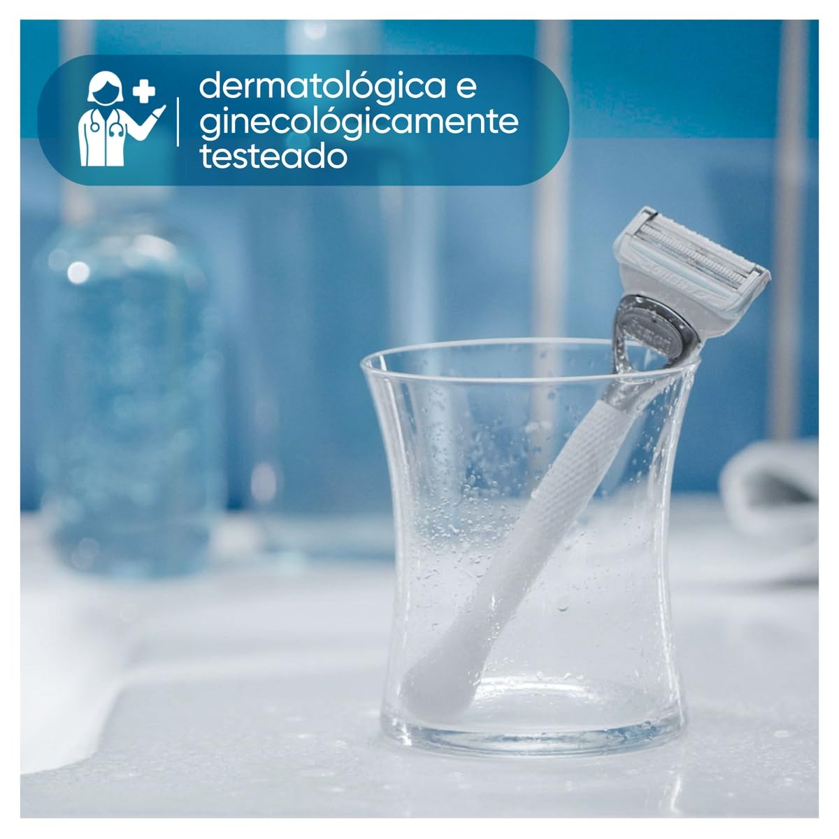 GILLETTE Venus para Área Íntima, Cartucho de Rastrillo para Mujer, 4 Repuestos para Rastrillo Venus, Barrera Anti Irritación, Depilación Zona Íntima