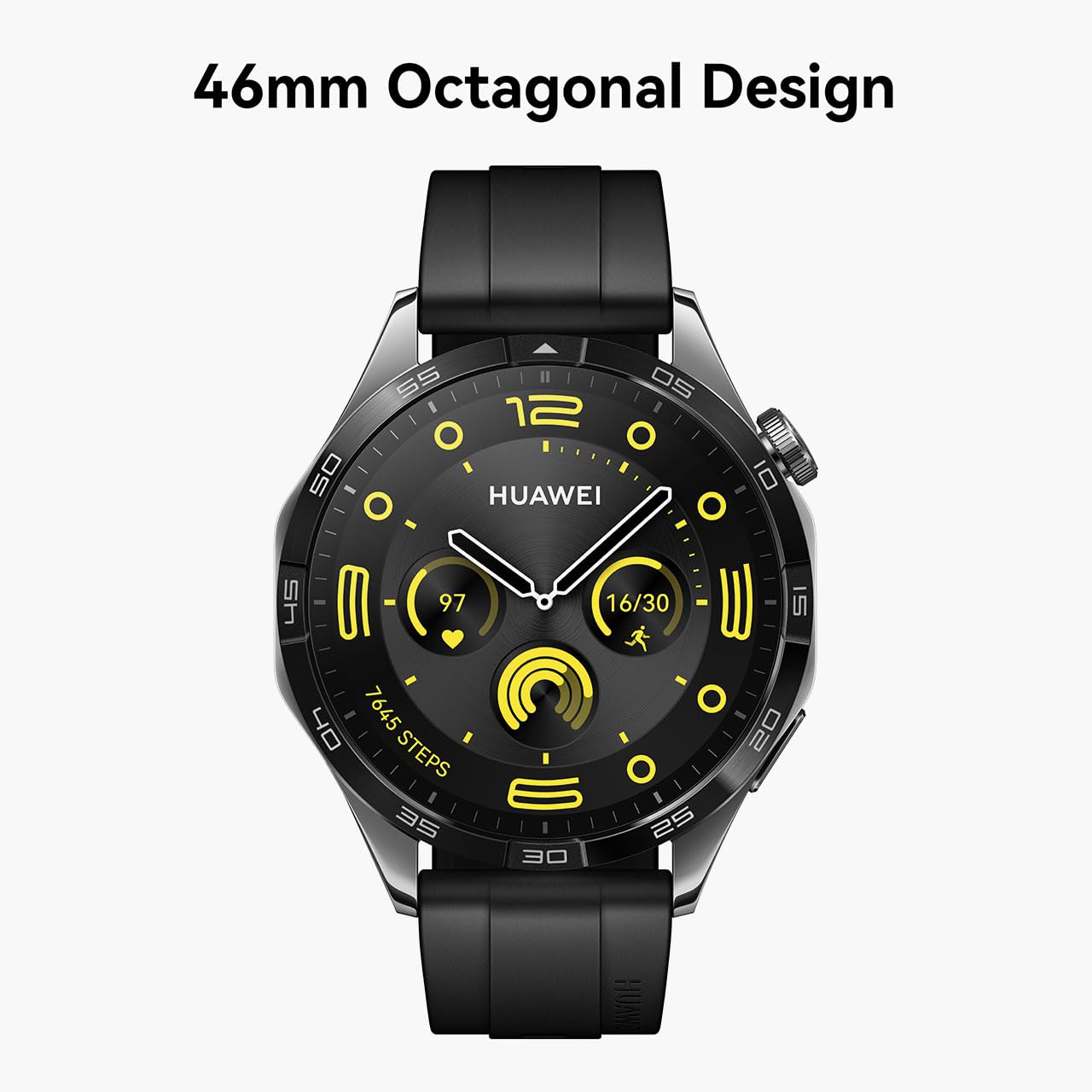 HUAWEI Watch GT4 (GPS) Smartwatch 46mm, Negro Mate, hasta 14 Días de BaterÍa. Ayuda al Cuidado de la Salud, Oxígenacion de la Sangre, Resistente al Agua