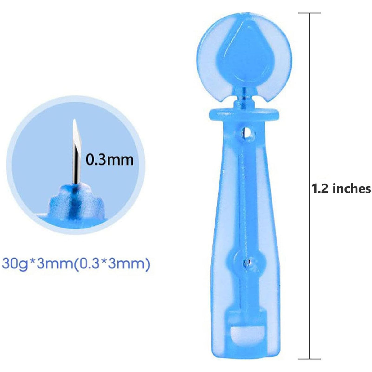 Herramientas desechables profesionales para eliminar manchas negras y manchas para acné, espinillas, eliminación de comedones, juego de popper para salón y uso doméstico, 100 unidades
