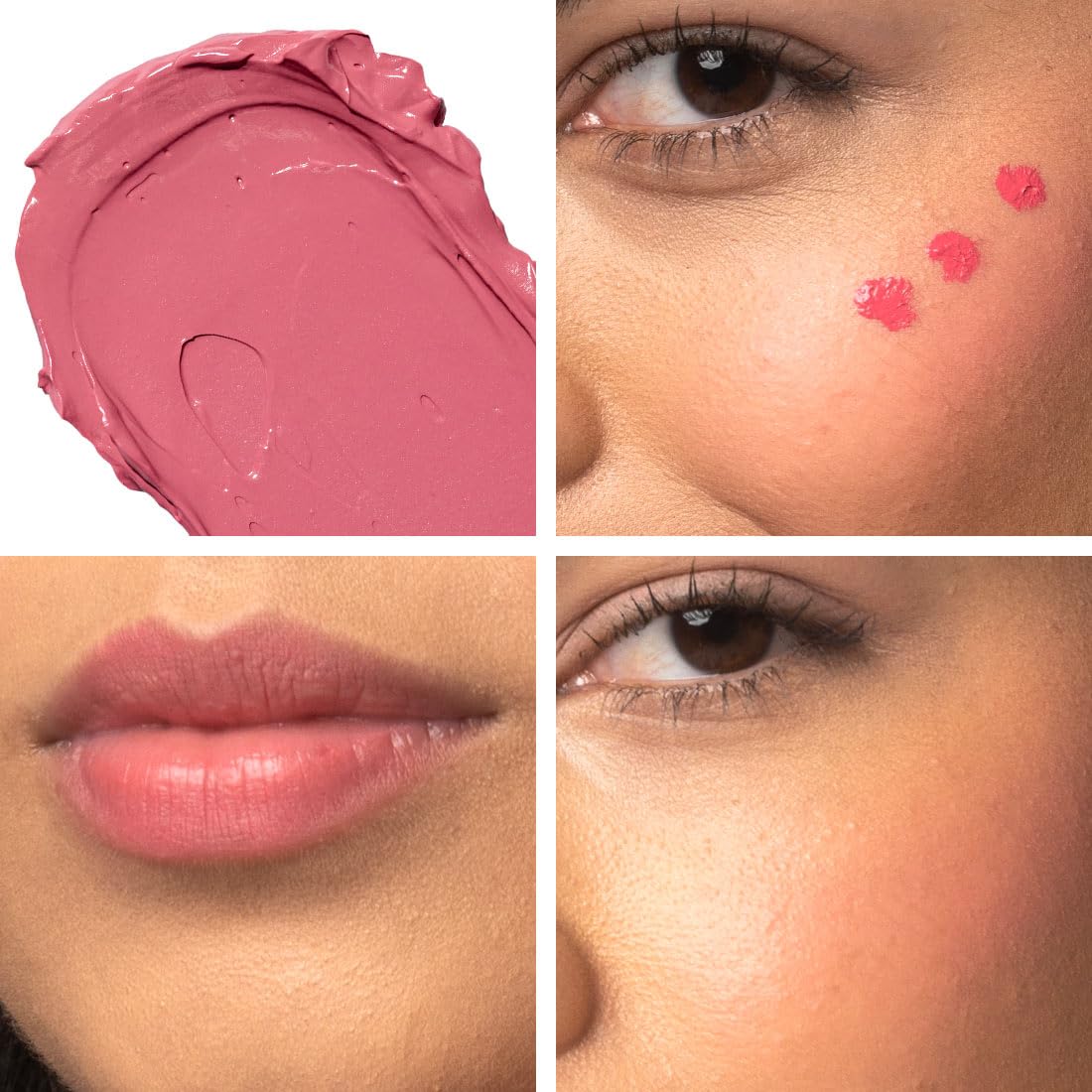 Palladio Rubor Líquido para Mejillas y Labios 2 en 1 Maquillaje, Rubor Facial, Fórmula Liviana en Crema, Resistente a Manchas, Rubor Pigmentado de Larga Duración, Acabado Radiante,Cool Pink