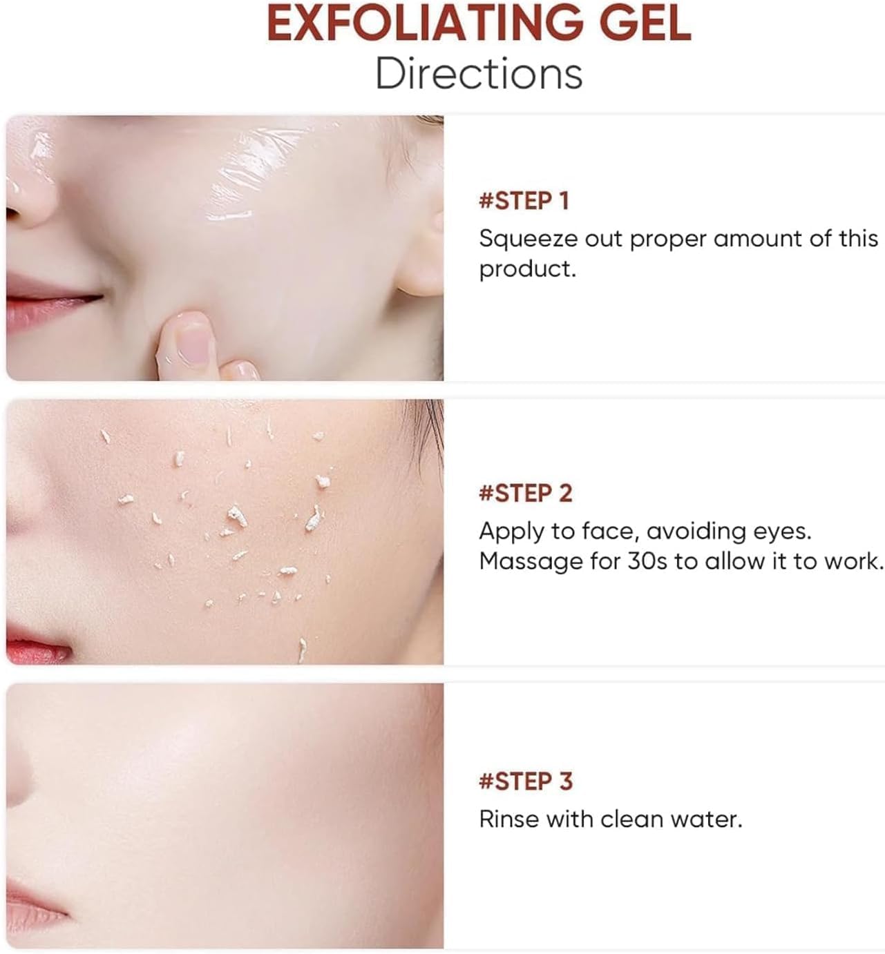 Exfoliante Corporal Gel Purificante para Eliminar Impurezas de la Piel 2PCS