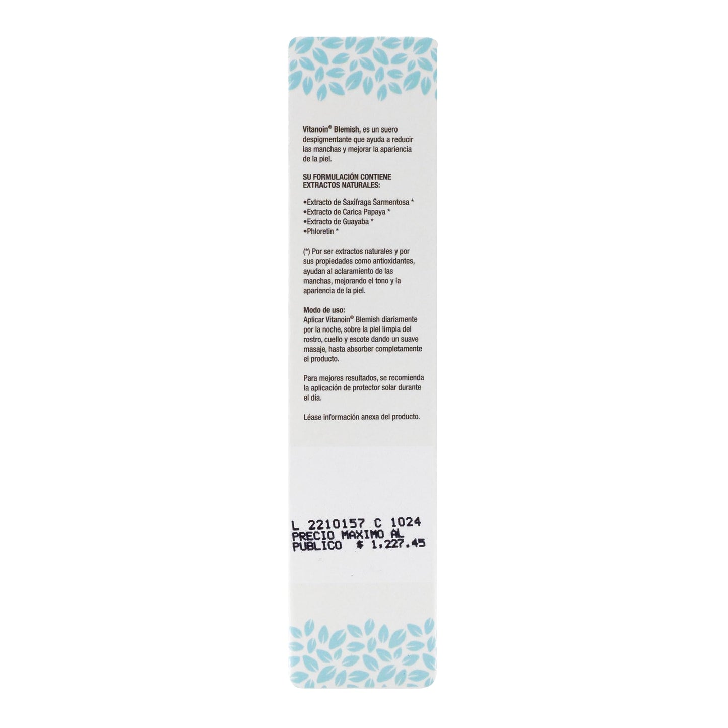 PANALAB Vitanoin Blemish Suero Facial Despigmentante 30 ml