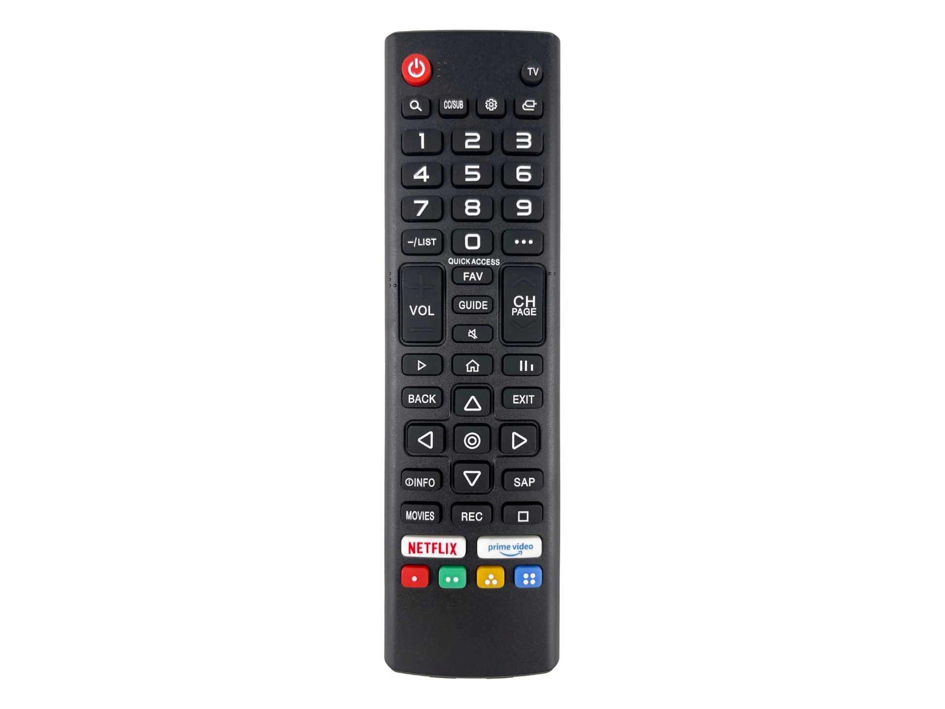 CONTROL EXPERT Control Compatible con Sansui Smart TV Netflix Prime Video