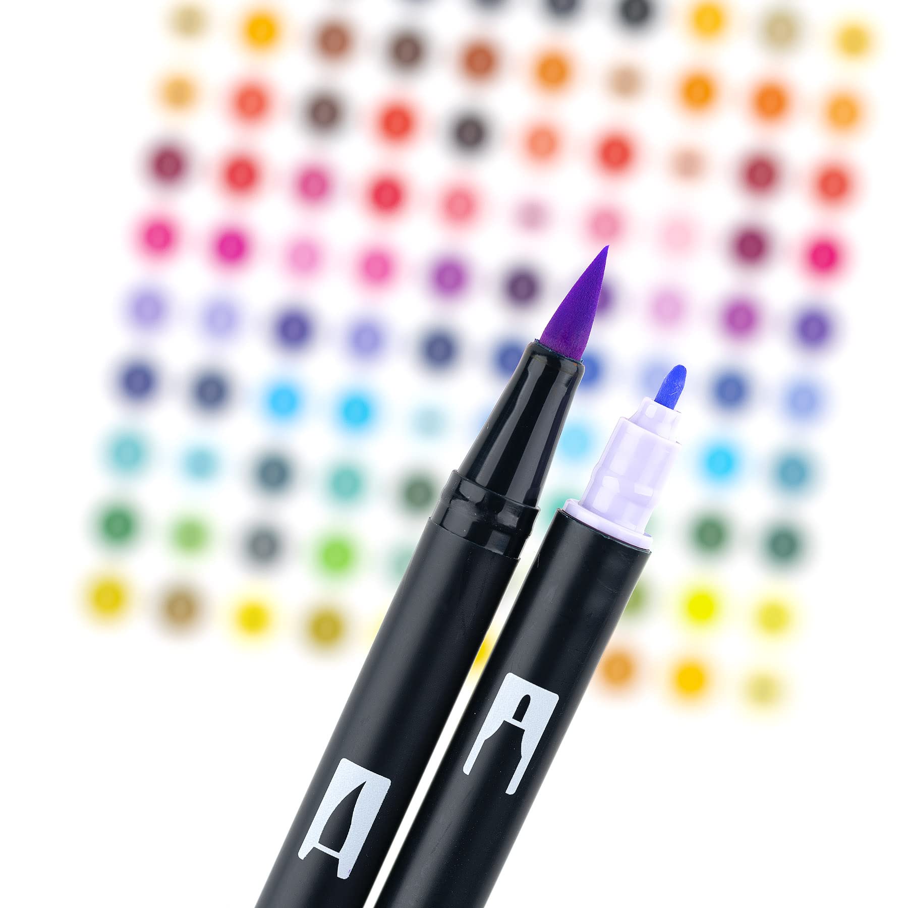 Marcadores Artísticos de Doble Pincel Tombow Pastel Art Deco Brillantes Paquete de 10
