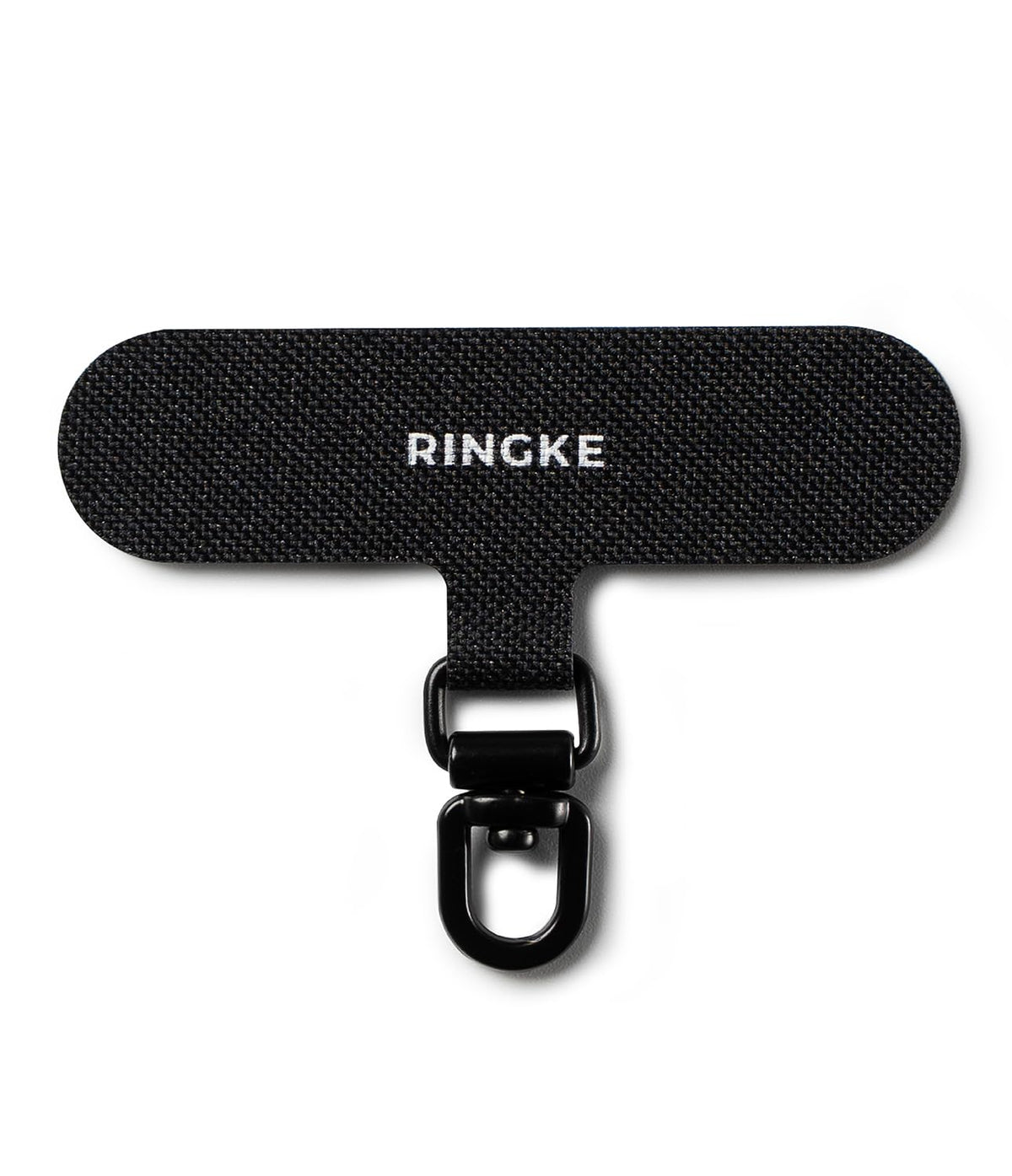 Soporte Anillo Giratorio 360° Ringke Calm Black con Parche de Cordón Tela Oxford Duradera