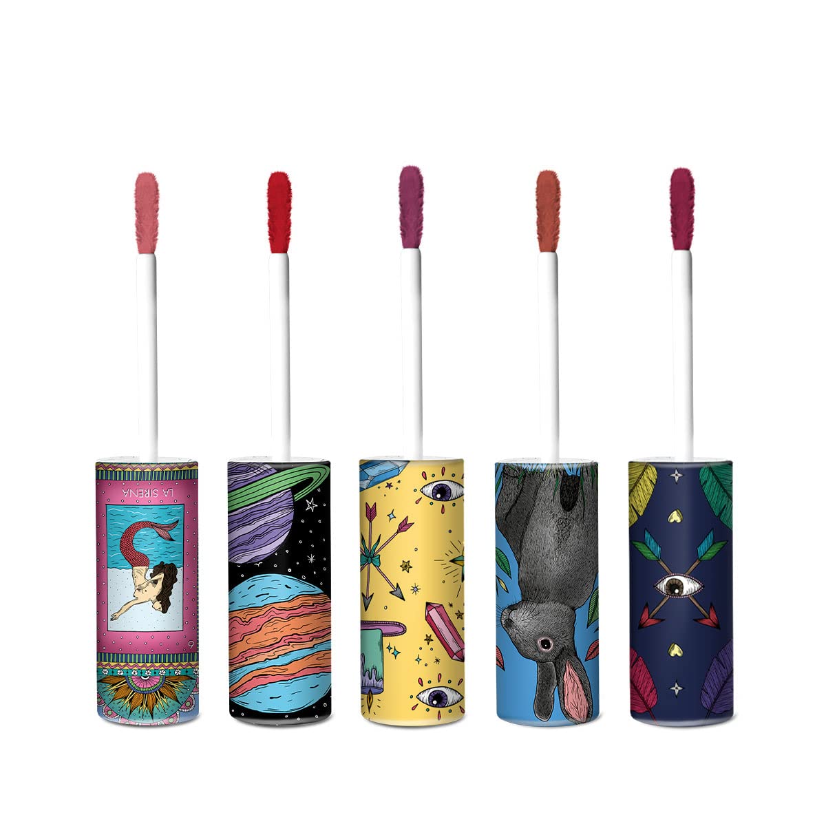 Set especial 5 labiales YUYA | Quédate, Feliz Feliz, Mi Amor y más