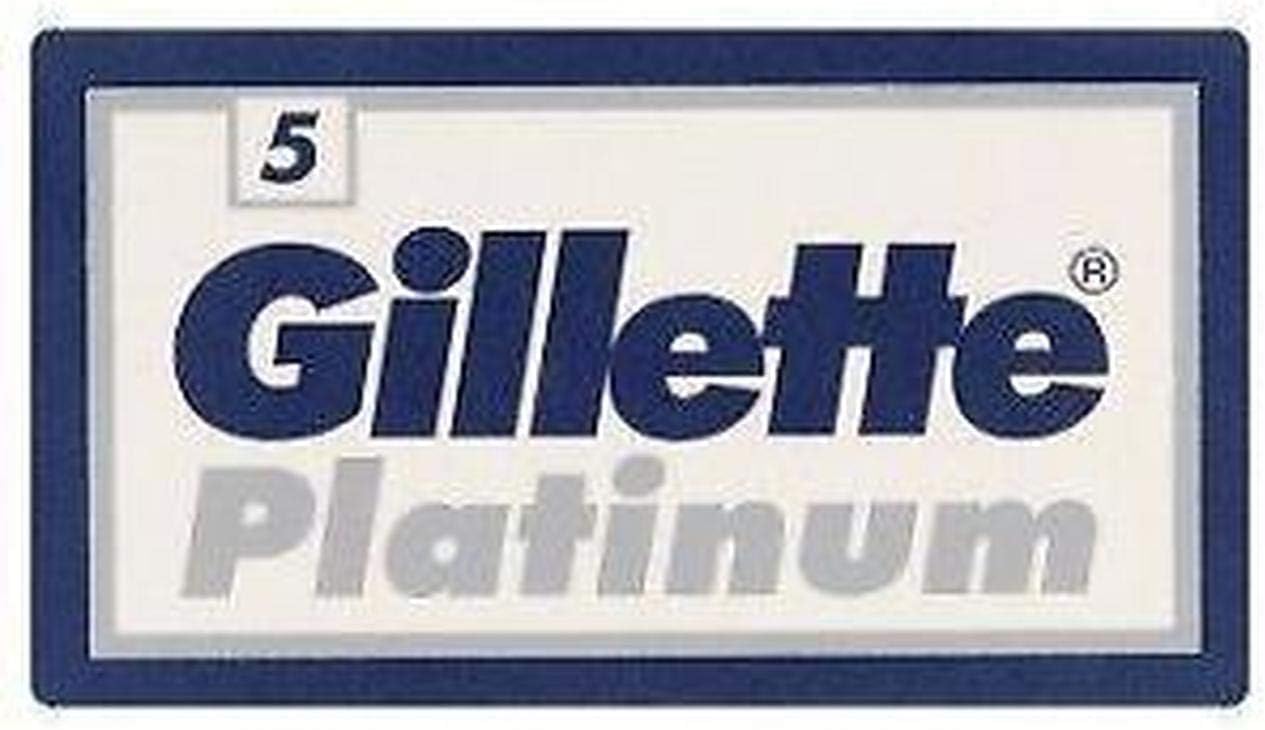 25 GILLÌöTTE Platinum Double Edge Razor Blades Made in Russia