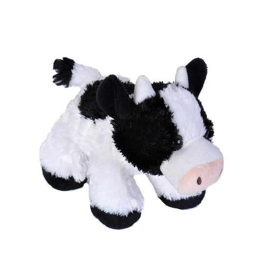 Peluche Vaca Wild Republic Blanco Hug’Ems 7 Pulgadas