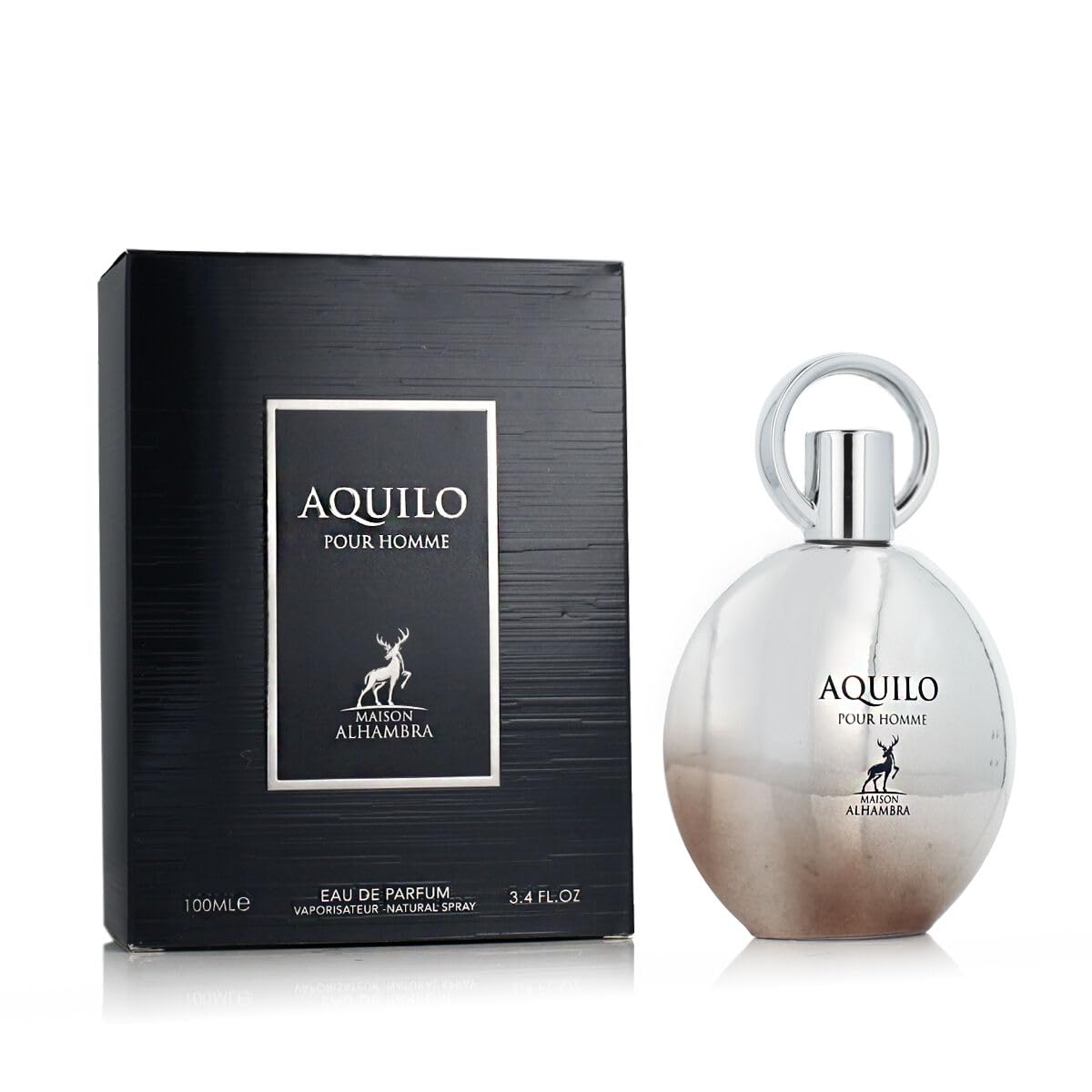 Maison Alhambra Aquilo for Men Eau de Parfum Spray, 3.4 Ounce